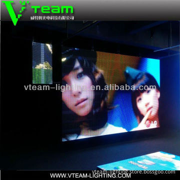 indoor transparent curtain vteam cn 10 led display advertisement